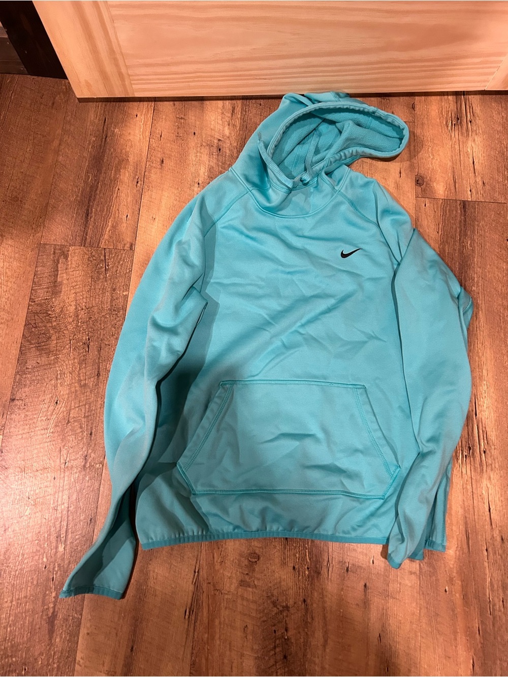 Nike Kids' Turquoise Hooded Pullover Jacket